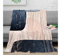 NGGADIWEG 3D Imprimé Abstrait Art Plaid Moelleux Microfibre Literie Modern Minimalist Design Plaid Antistatique Infroissable pour Adultes Couples Propriétaires 70×80inch(180x200cm)