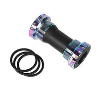 NGHSDO BoîTier De PéDalier Rainbow VTT Vélo de roulement Externe Bassins de Fond de 24 mm Crankset Axes De PéDalier (Color : Rainbow)