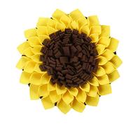 NGHSDO Tapis De Fouille Chien Chien Snuffle Mat Encourage Les compétences butinage Naturel for Le Stress de Presse Pet Alimentation Mat Dog Training Pad reniflage Mat 02 (Color : Yellow, Size : L)