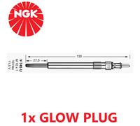 NGK 4705 Métal 11.5V 5A 0.9 Ohm Diesel Bougie Préchauffage Moteur Y-745U