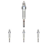 NGK 5520 Bougie de préchauffage Diesel 10,5V Ouverture de la clé:12 mm Filetage:M10 x 1,25 Version de bougie de préchauffage:Bougie de préchauffage métallique (Lot de 4)