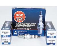 NGK (6216) CR9EHIX-9 Spark Plug - Pack of 4 by NGK