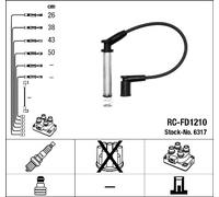 NGK – Faisceau d'allumage – RC-FD1210 – réf. 6317