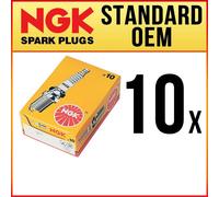 NGK B9ES Kit/10 Bougies D'Allumage Originales NGK B9ES Piaggio Zip 50 CC 2T