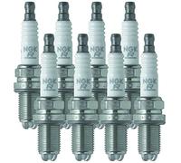 NGK BKR6EQUP Lot de 8 bougies d'allumage laser platine (3199)
