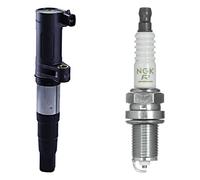 NGK - BOBINE ALLUMAGE - U5001 & BOUGIE ALLUMAGE BOITE - BKR6EZ