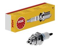 NGK Bougie d'allumage 1029 Raccord-SAE avec vis Électrode centrale en nickel 1-électrode de masse déparasité 10KOhm avec siège à garniture plate Ouverture de la clé: 19 mm Longueur du filetage: 9,5mm