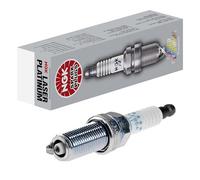 NGK Bougie d'allumage 1959 Électrode centrale en platine 1-électrode de masse Antiparasitage 5kOhm avec siège à garniture plate Raccord-SAE fixe Ouverture de la clé: 16 mm Longueur du filetage: 26,5mm