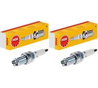 NGK Bougie d'allumage 2078 Raccord-SAE avec vis Électrode centrale en nickel 3-électrodes de masse pas d'antiparasitage avec siège à garniture plate Ouverture de la clé: 16 mm Longueur du filetage: