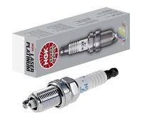 NGK Bougie d'allumage 2978 Électrode centrale en platine 1-électrode de masse Antiparasitage 5kOhm avec siège à garniture plate Raccord-SAE fixe Ouverture de la clé: 16 mm Longueur du filetage: 19,0mm