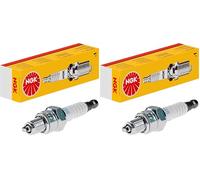 NGK Bougie d'allumage 6500 Électrode centrale en nickel 1-électrode de masse Antiparasitage 5kOhm avec siège à garniture plate Raccord-SAE fixe Ouverture de la clé: 16 mm Longueur du filetage: 12,7mm