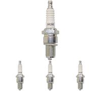 NGK Bougie d'allumage 7496 Électrode centrale en nickel 1-électrode de masse pas d'antiparasitage avec siège à garniture plate Raccord-SAE fixe Ouverture de la clé: 16 mm Longueur du filetage: 19,0mm