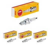 NGK Bougie d'allumage 7822 Raccord-SAE avec vis Électrode centrale en nickel 1-électrode de masse Antiparasitage 5kOhm avec siège à garniture plate Ouverture de la clé: 20,8 mm Longueur du filetage: