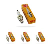 NGK - Bougie D'Allumage NGK CR7HSA - Durable & Fiable - Pièce De Rechange Haute Qualité - Equivalent CHAMPION RZ10YC, Noir (Lot de 4)