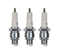 NGK BR8HS BR - 8 HS Lot de 3 bougies d'allumage pour scooter