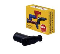 NGK COUDE SILICONE TUBE DE BOUGIE (90) AVEC ÉCROU COULEUR NOIR (8636) ÉTANCHE MO