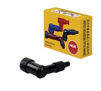 NGK EBONITE TUBE COUDÉ (90) AVEC ÉCROU NOIR (NR. 6902)