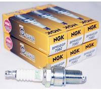 NGK G-Power Spark Plug BPR5EGP 7082 (Pack of 6) for Santa Fe Sonata Optima Discovery Reach 19mm Gap 1.0mm Resistor Value 5K Ohm Cast Iron 18-25.3 lb. ft. Aluminum 18-21.6 lb. ft.