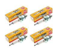 NGK Lot de 4 bougies d'allumage pour boîte jaune - Numéro de pièce : BP7HS