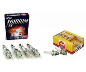 NGK Lot de 4 bougies d'allumage pour moto NGK No IJR8B9 avec embout fileté