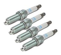 NGK LZKAR7A Lot de 4 bougies d'allumage d'origine compatibles avec Cygnet 1.3L 2011-2013 C2 JM C3 I FC FN 1.4L 2006-2009 C4 Coupé LA 1.4L 2004-2010 Prius Plus W44 2010 1,8L 2011