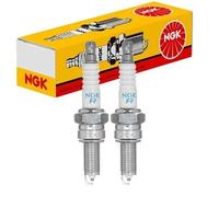 NGK Paire CPR9EB-9 Bougies Pour Moto Blanc X 2