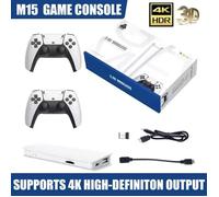 NGNG M15 Game Stick Mini TV Handheld Game Console Wireless Gamepads Video Game 128G 30000 Retro Game HD Output Two-player