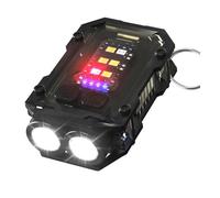 NGOKPYD N21 Mini Lampe de Poche Led rechargeable Ultra Puissante 900L chargement USB, EDC Petite Lampe Torche 8 Modes Imperméable à l'eau Flashlight Clip pour le camping, la randonnée, Urgence
