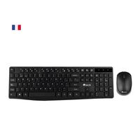 Pack 2en1 (Clavier/Souris) sans fil NGS Allure (Noir)