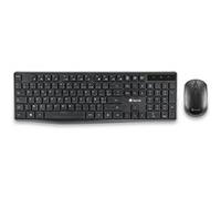 NGS ALLURE KIT FRENCH: combo avec souris et clavier sans fil 2,4 GHz. 12 touches FN + multimedia. 1200 dpi DISPOSITION: FRANÇAIS - AZERTY G