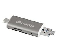 Ngs allyreader usb micro-usb gris, blanc lecteur de carte mémoire - lecteurs de carte mémoire (microsd (transflash),sd, 128 go, Blanc G