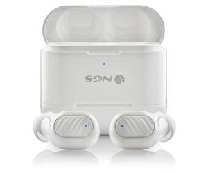 NGS Artica Duo - Écouteurs sans fil avec micro - in-ear / ear-bud - Bluetooth - blanc