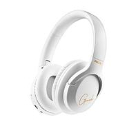 NGS Artica Greed White - Casque Supra-aural sans Fil, Compatible avec la Technologie Bluetooth, Léger et Pliable, Microphone Intégré, Batterie 40h, Couleur Blanc