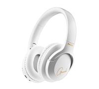 NGS Artica Greed White - Casque Supra-aural sans Fil, Compatible avec la Technologie Bluetooth, Léger et Pliable, Microphone Intégré, Batterie 40h, Couleur Blanc