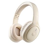 NGS Artica Tempest Beige - Casque sans Fil Over-Ear Compatible avec la Technologie Bluetooth, autonomie 28h, contrôle Tactile, Microphone ENC, Base de Charge USB-C, IPX5, Beige