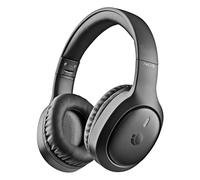 NGS Artica Tempest Black - Casque sans Fil Over-Ear Compatible avec la Technologie Bluetooth, autonomie 28h, contrôle Tactile, Microphone ENC, Base de Recharge USB-C, IPX5, Noir
