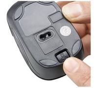 NGS Ash Dual - Souris - double mini - droitiers et gauchers - optique - 3 boutons - sans fil - 2.4 GHz, Bluetooth 5.0 - récepteur sans fil USB - noir brillant, graphite mat G