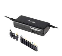 NGS Ban - Chargeur Universel Manual 90 W pour Ordinateur Portable, Chargeur avec 11 Adaptateurs Compatibles avec HP, Dell, ASUS, Lenovo, Acer