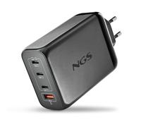 NGS Technology Chargeur mural Bud 240W GaN 3x USB‑C PD3.1+PPS 1x USB‑A QC3.0 Noir