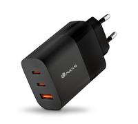 NGS Technology Adaptateur secteur NGS BUD 65W 2x USB-C + USB-A PD/PPS QC 3.0 Universel Noir