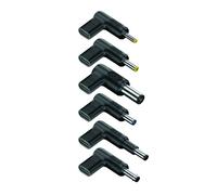 BUD-H - Kit adaptateur de connecteur d'alimentation - 19.5 - 20 V - Alimentation USB (100 W), connecteur à 90 ° - noir
