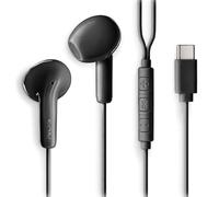 NGS Casque intra auriculaire Cross Glide - avec microphone, USB Type-C, noir