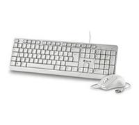 COCOA KIT - Ensemble clavier et souris - USB - AZERTY - Français - blanc
