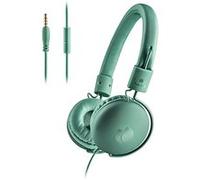 NGS CROSS HOP TEAL: Casque avec microphone et connexion jack 3,5 mm. Fonction mains libres. Câble de 150 cm. Couleur verte Vert G