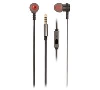 NGS Cross Rally - Écouteurs avec micro - intra-auriculaire - filaire - jack 3,5mm - graphite
