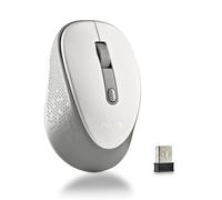NGS Technology Souris DEW - sans fil 2.4 GHz, optique, ambidextre 800/1600 DPI - Blanc
