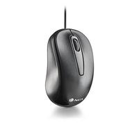 NGS Easy Delta - Souris - droitiers et gauchers - optique - 2 boutons - filaire - USB - noir - Pour la vente au détail - boîte de suspension