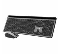 NGS Technology Kit Clavier et Souris Eclipse – Silencieux Rechargeable Multi-mode (2.4GHz, BT1, BT2)