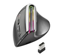 NGS Evo Karma Wireless Ergonomic Vertical Mouse with LED Lights and Multimode 3200 DPI Connection