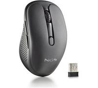 NGS EVO PEEP: Souris laser rechargeable avec connexion sans fil multimode. 2.4 GHz+Bluetooth 5.0+Bluetooth 5.1. Silencieuse. DPI: 1200/1600/2400. USB